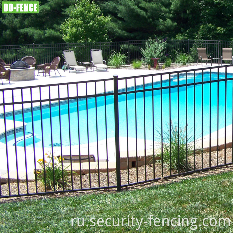 Flat Top Aluminum Fence